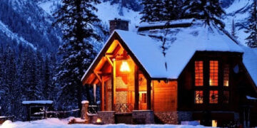 Warming of a wooden house