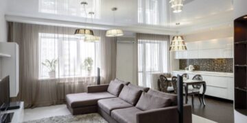 Как визуально расширить пространство квартиры при помощи натяжного потолка