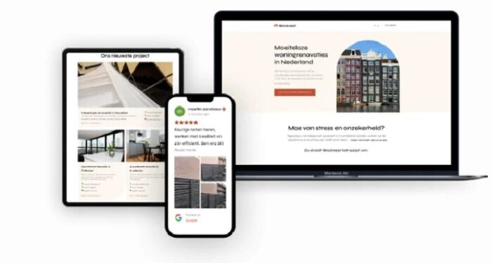 Website development and promotion for construction companies and developers