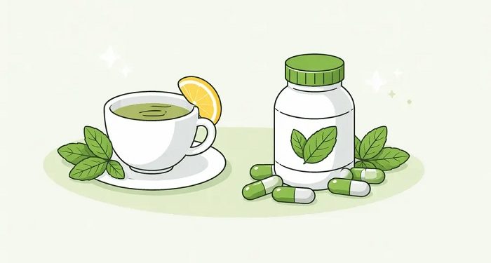 Spearmint tea vs capsules for PCOS: when capsules make more sense